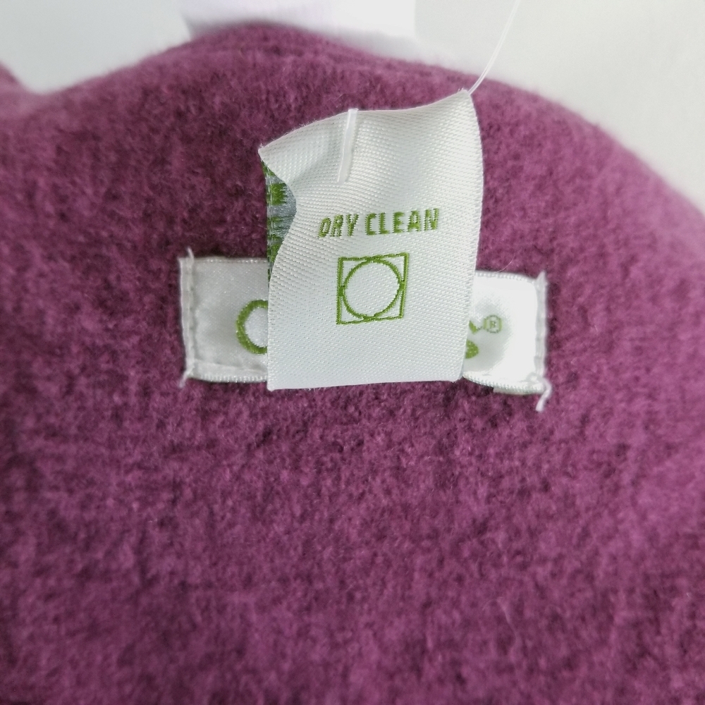 Orvis Raspberry Button Up Wool Blazer Size Xs - image 8